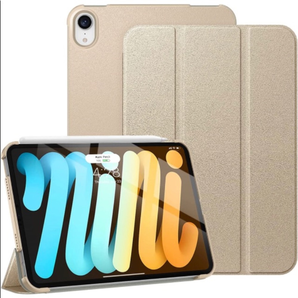 Gold iPad Mini 6 Case 8.3 Inch 2021